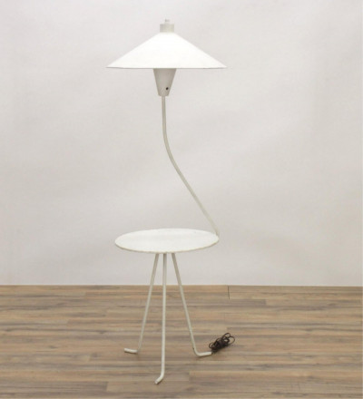 Image for Lot White Painted Lamp Table, 1950's