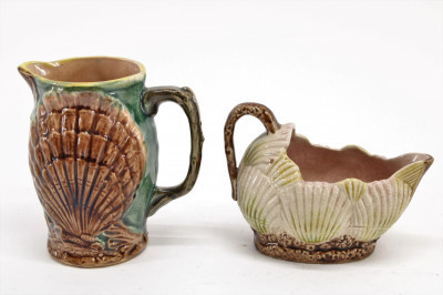 Image 9 of lot 16 Majolica Pieces