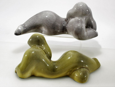 Image for Lot Heifetz Ceramic Figures