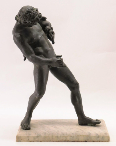Image for Lot Classical Bronze Figure of a Youth