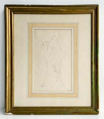 Robert Howard Cook - Untitled (Study of a Camel)