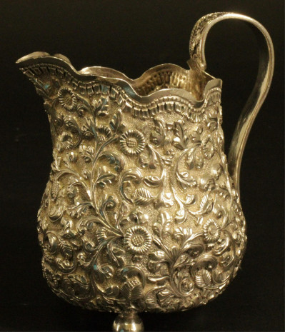Image 7 of lot 20th C Silver Pieces Teapot S Kirk and Sons