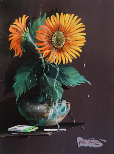 Image for Lot Alfano Alfredo Dardari - Sunflower & Cigarette