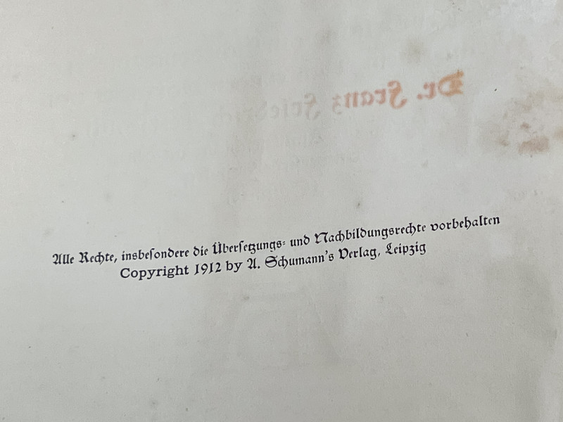 Albrecht Dürer Sämtliche Kupferstiche, Schumann's Verlag