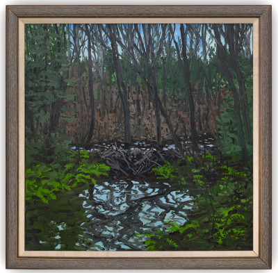Image 2 of lot Neil Welliver - Untitled (beaver pond)