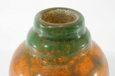 Image 3 of lot 0494: Muller Freres - Art Deco Glass Vase