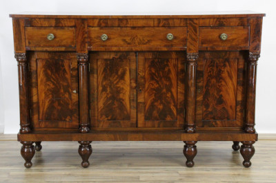 Image for Lot American Classical Mahogany Sideboard c1830