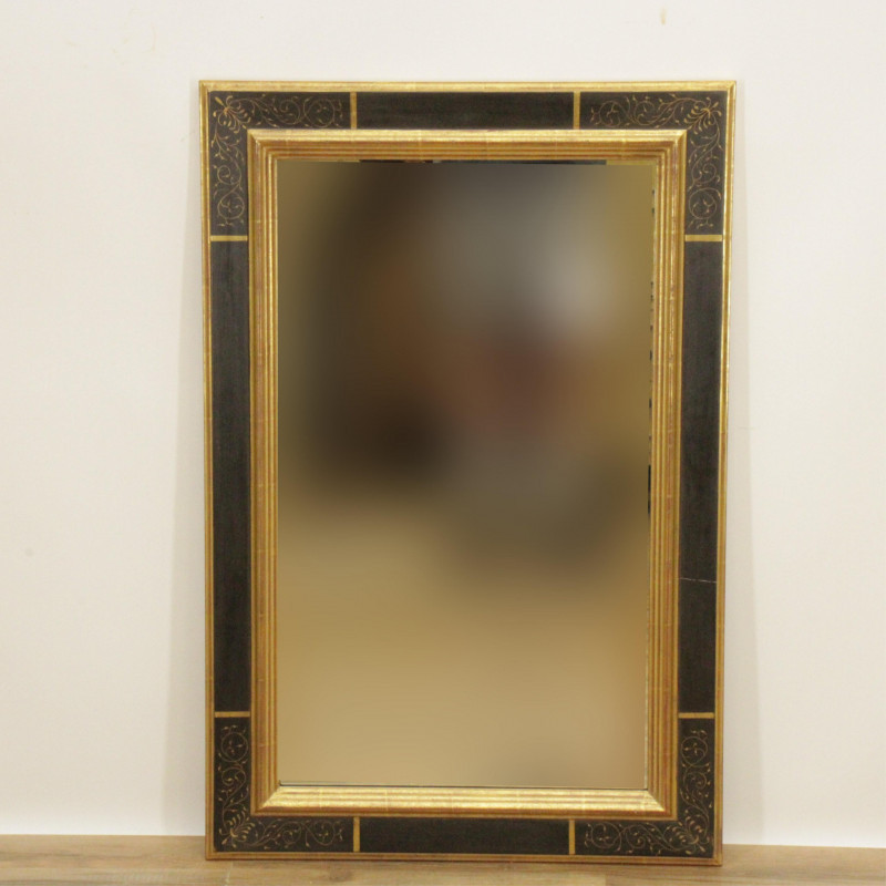 Florentine Style Parcel Gilt Painted Mirror