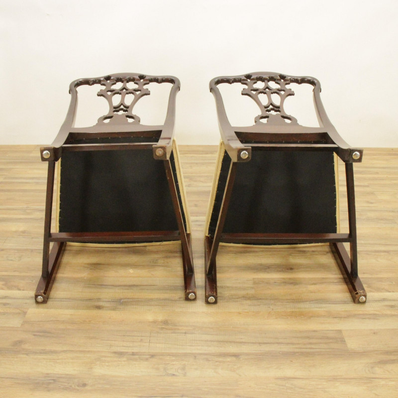 Image 7 of lot 4 George III Style Mahogany Side Chairs