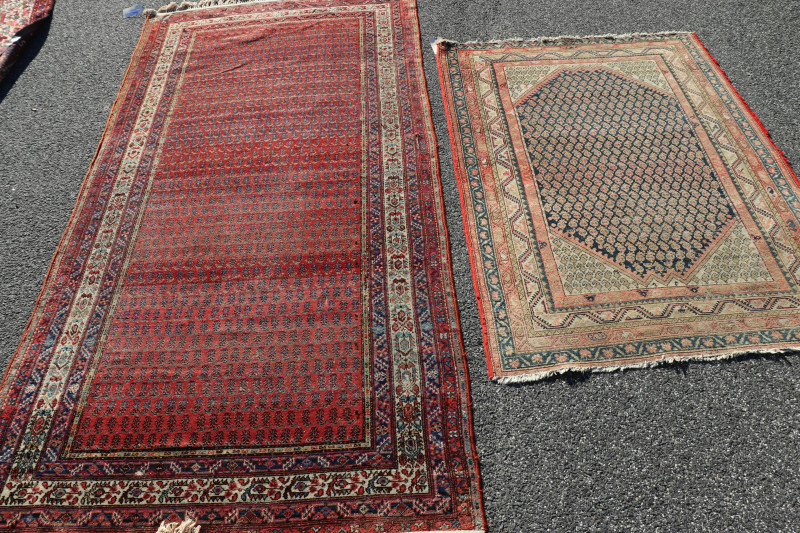 Image 1 of lot 2 Persian Rugs 4'10' x 9'8' and 4'3' x 6'1'