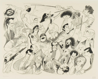 Al Hirschfeld - Cultural Calendar '84, AP