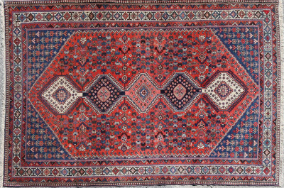 Image for Lot Shiraz Style Wool Rug 5-1 x 8-1