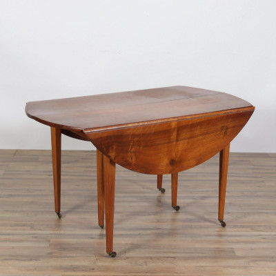 Image for Lot Directoire Style Walnut Extension Dining Table, 19