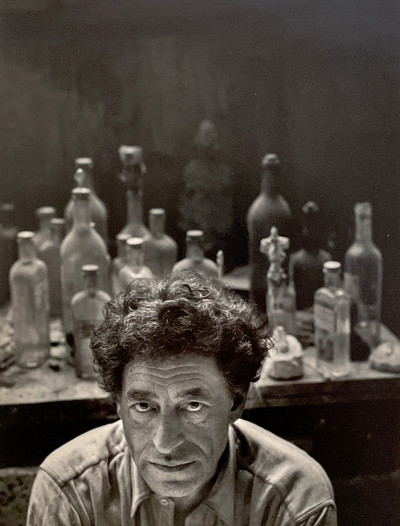 Title Arnold Newman - Alberto Giacometti, Paris 1954 / Artist