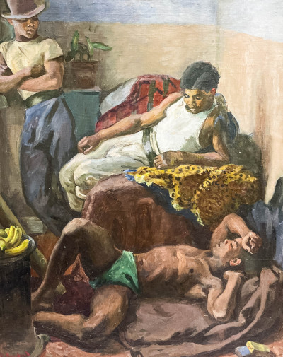 Title Étienne Bouchaud - Three Figures in an Interior / Artist
