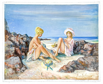 Jacques Lalande - Untitled (Beach Scene)