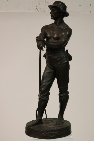 Image for Lot Charles Octave Levy, 1820-1899, Faneur Bronze