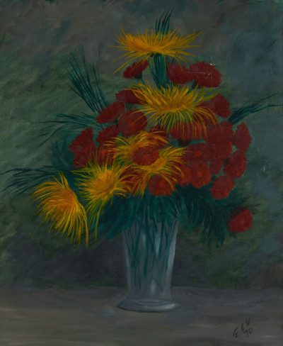 Image for Lot Unknown Artist - Untitled (Flowers)