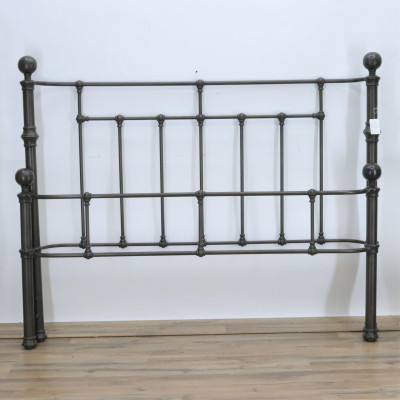 Image for Lot Victorian Style Bronzed Metal Queen Bed