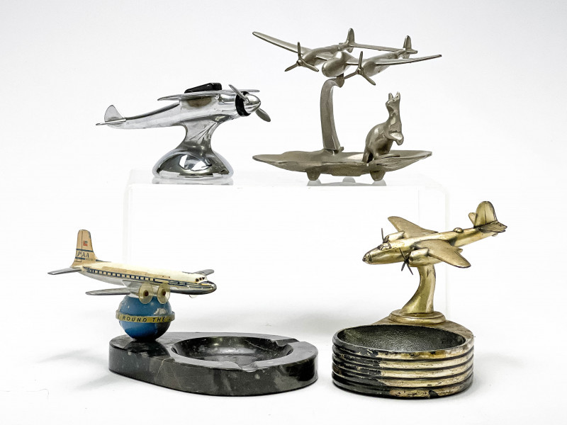 Group of 4 Small Airplane Models