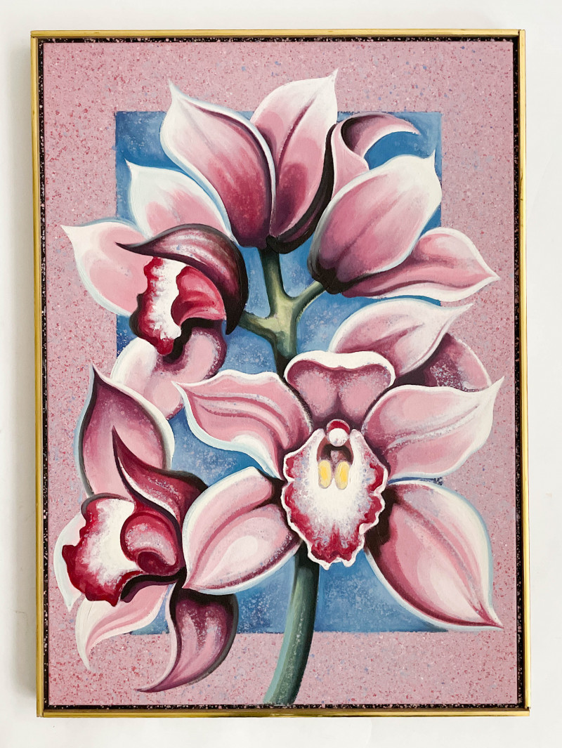 Lowell Nesbitt - Pink Orchids