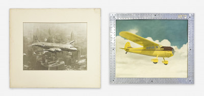 Image for Lot 2 Airplane Theme Works on Paper