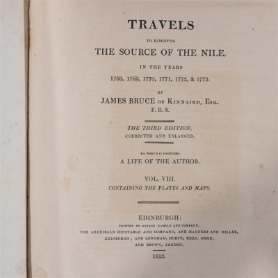 Bruce's Travels to Discover Source of the Nile