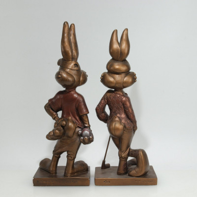 Image 4 of lot 4 Austin Sculptures - Bugs Bunny, Tweety & other