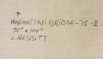 Lowell Nesbitt - Manhattan Bridge II