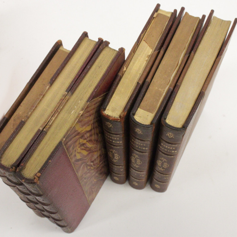 Image 5 of lot 13 Leatherbound Volumes Poetry