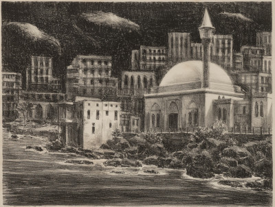 Ralph Fabri - Mosque in Beirut