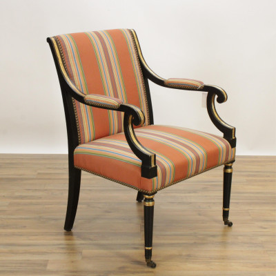 Regence Style Open Arm Chair