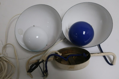 Image 3 of lot 4 Contemporary Ceiling Fixture & Lamps