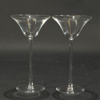 Image for Lot Set of 20 R. Lalique Sevres Martini Glasses