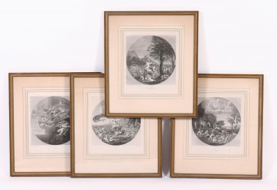 Image 1 of lot 4 French Black & White Engravings