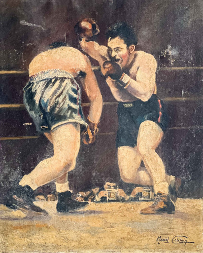 Title Marcel Catelein - Untitled (Boxing Match) / Artist