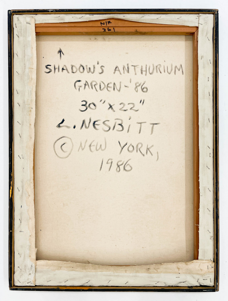 Lowell Nesbitt - Shadow's Anthurium Garden