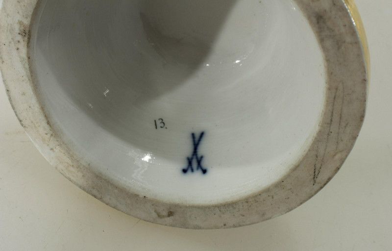 Image 8 of lot 3 Meissen Porcelain Figures