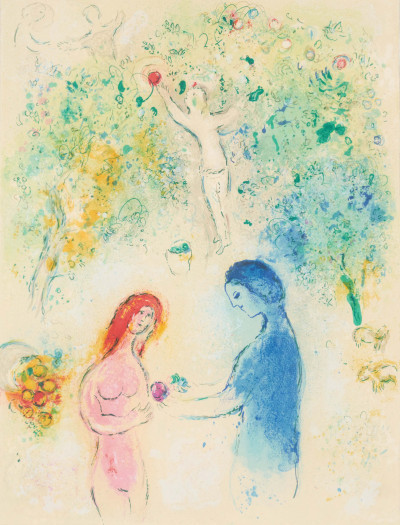 Marc Chagall - Frontispiece- 'Daphnis and Chloe'