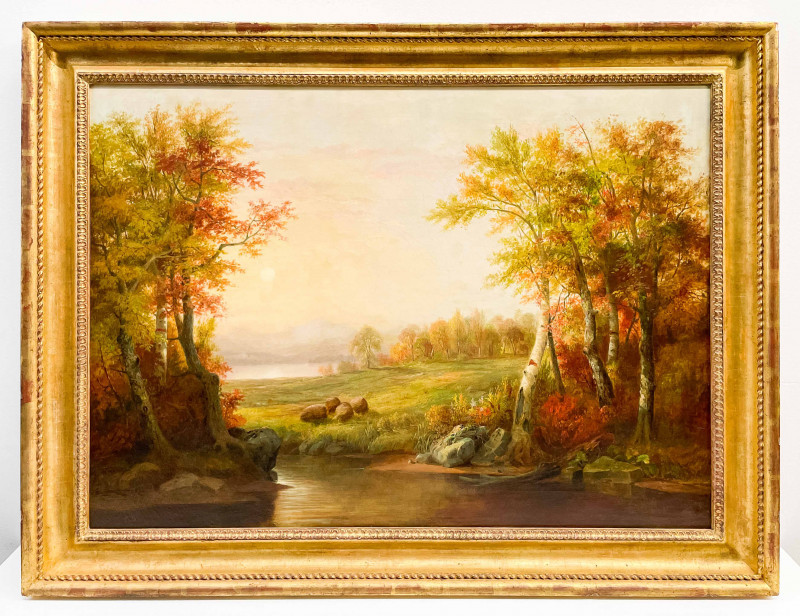 William Pearson - Autumn Riverside Landscape