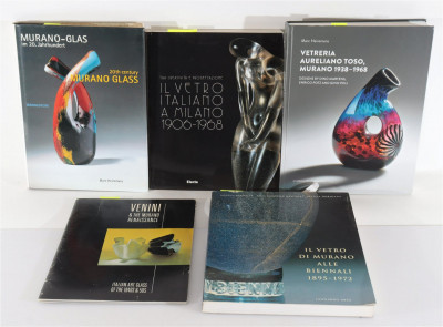 Image for Lot 5 Books - Murano Glass