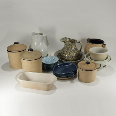 Image for Lot Country Kitchen Stoneware, Bennington Collection