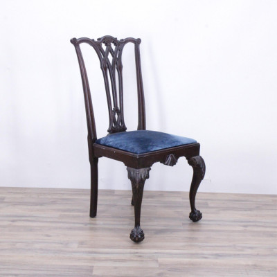 Image for Lot George III Style Mahogany Side Chairs