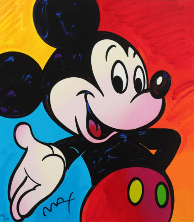 Image for Lot Peter Max - 4 Mickey Mouse - Serigraphs