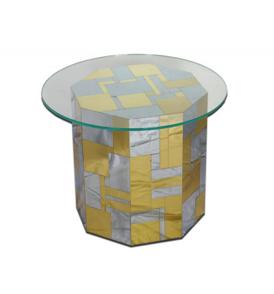 Image for Lot Paul Evans Cityscape Side Table