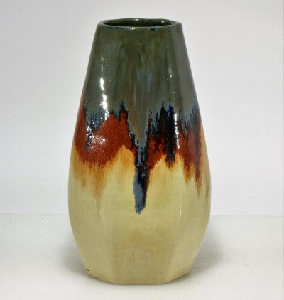 Image for Lot Fulper - Drip Flambe Glaze Vase