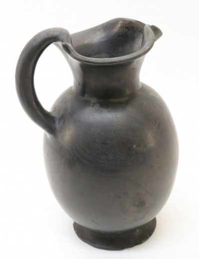 Image for Lot Bucchero Oinochoe (Pottery Pitcher) Etruscan