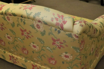 Large Floral Upholstered 3 seat Sofa