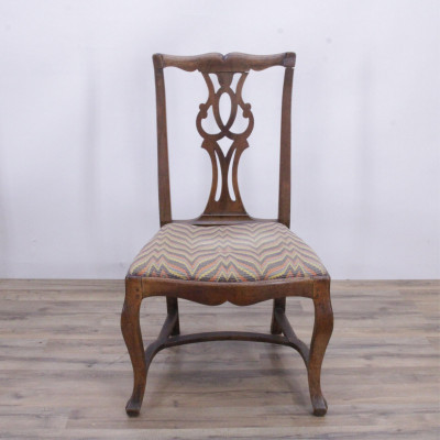 Image 3 of lot 2 George III Style Mahogany Side Chairs, Fortuny