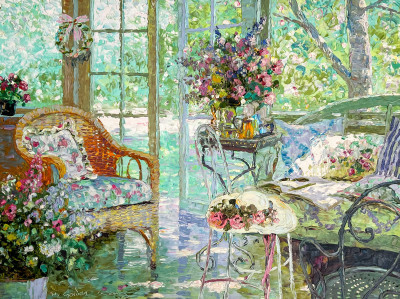 Image for Lot H. Gordon Wang - Patio In Summer